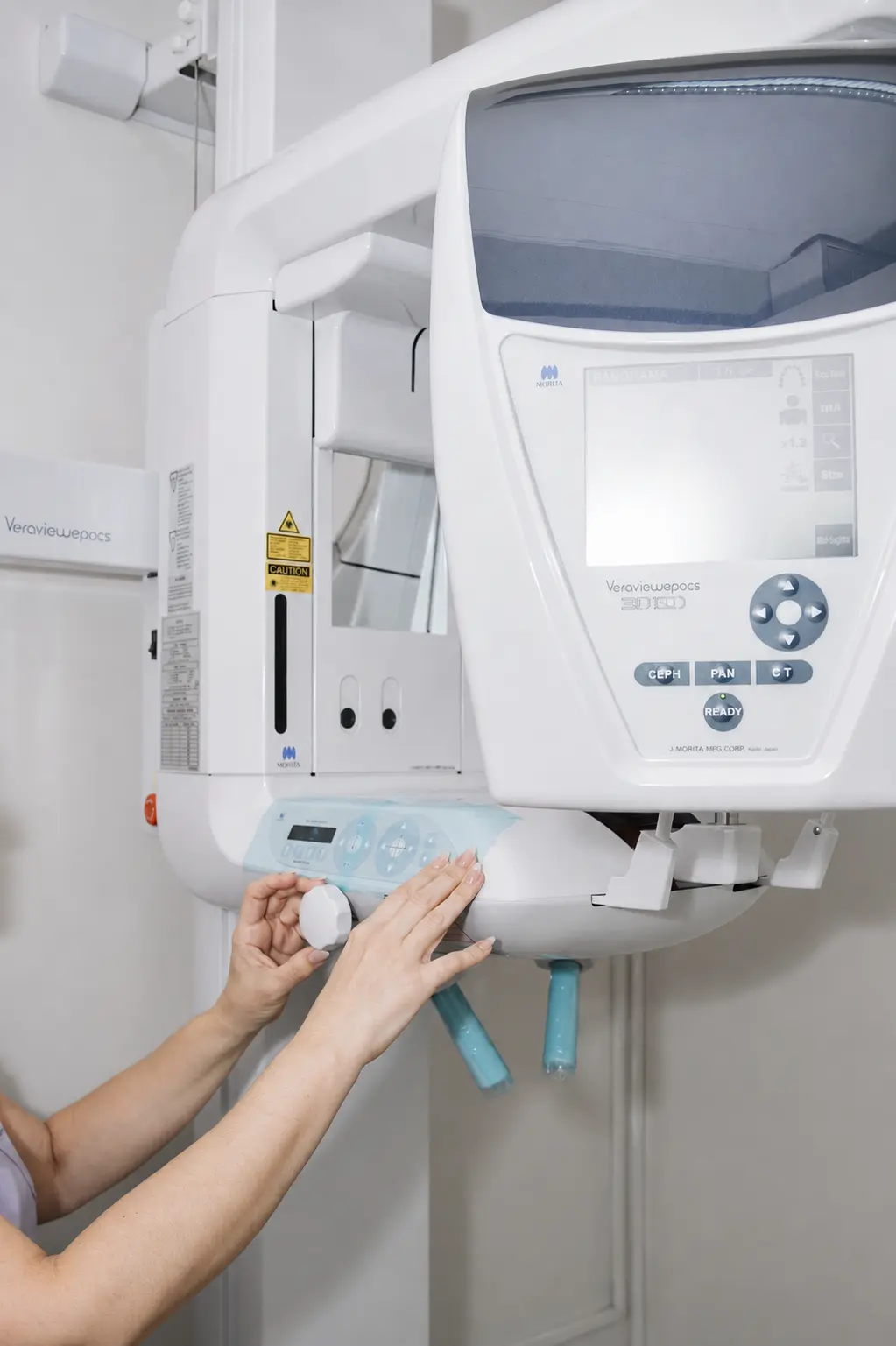 Morita Veraviewepocs 3D CT scanner at the DentalSur radiology centre — CT, panoramic and cephalometric imaging